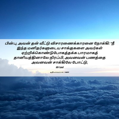 Picture 06 - ஆதியாகமம் 44:1 TAMIRV - பின்பு, அவன் தன் - Bible Verse Picture
