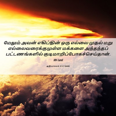 Picture 06 - ஆதியாகமம் 47:21 TAMIRV - மேலும் அவன் - Bible Verse Picture