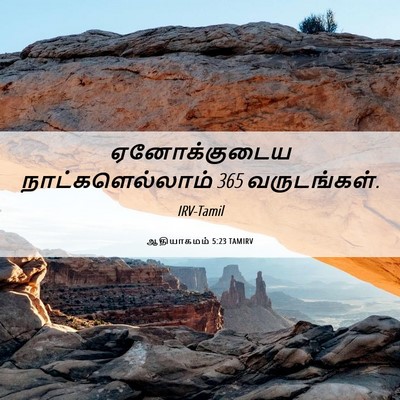 Picture 06 - ஆதியாகமம் 5:23 TAMIRV - ஏனோக்குடைய - Bible Verse Picture