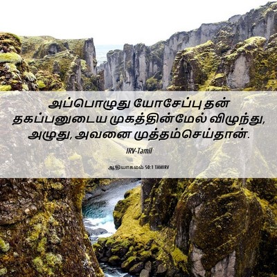 Picture 06 - ஆதியாகமம் 50:1 TAMIRV - அப்பொழுது - Bible Verse Picture