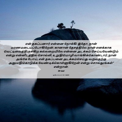 Picture 06 - ஆதியாகமம் 50:5 TAMIRV - என் தகப்பனார் - Bible Verse Picture