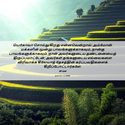Picture 06 - ஆமோஸ் 1:13 TAMIRV - யெகோவா - Bible Verse Picture