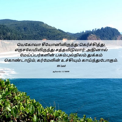 Picture 06 - ஆமோஸ் 1:2 TAMIRV - யெகோவா - Bible Verse Picture