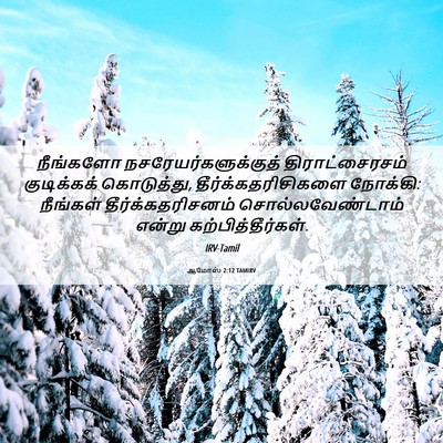 Picture 06 - ஆமோஸ் 2:12 TAMIRV - நீங்களோ - Bible Verse Picture