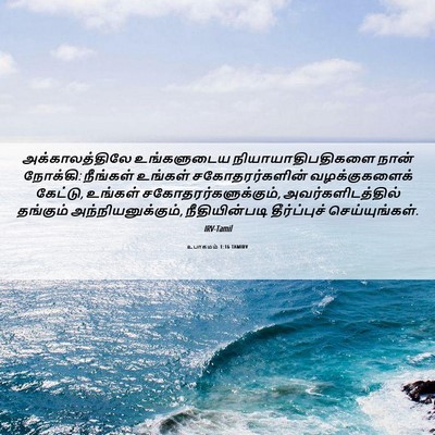 Picture 06 - உபாகமம் 1:16 TAMIRV - அக்காலத்திலே - Bible Verse Picture