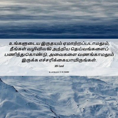 Picture 06 - உபாகமம் 11:16 TAMIRV - உங்களுடைய இருதயம் - Bible Verse Picture