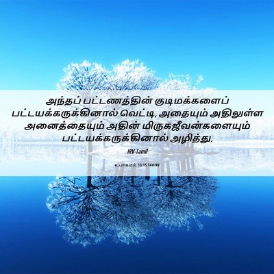 Picture 06 - உபாகமம் 13:15 TAMIRV - அந்தப் - Bible Verse Picture