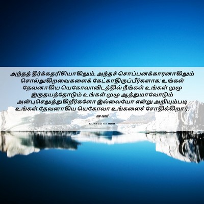 Picture 06 - உபாகமம் 13:3 TAMIRV - அந்தத் - Bible Verse Picture
