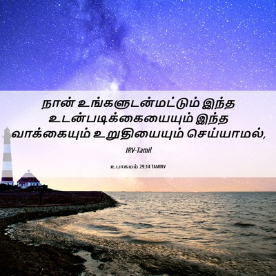 Picture 06 - உபாகமம் 29:14 TAMIRV - நான் - Bible Verse Picture