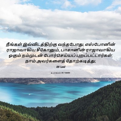 Picture 06 - உபாகமம் 29:7 TAMIRV - நீங்கள் - Bible Verse Picture
