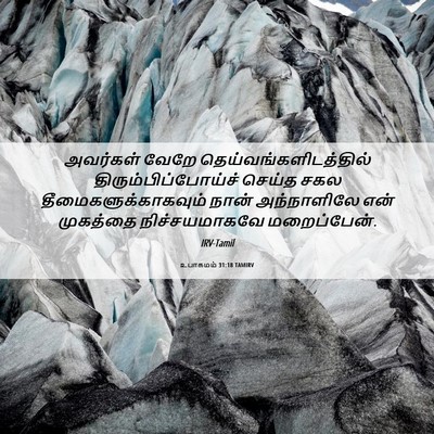 Picture 06 - உபாகமம் 31:18 TAMIRV - அவர்கள் வேறே - Bible Verse Picture