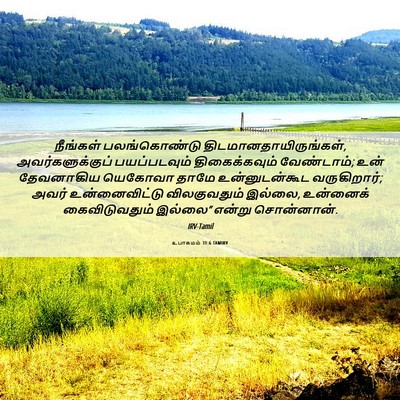 Picture 06 - உபாகமம் 31:6 TAMIRV - நீங்கள் - Bible Verse Picture