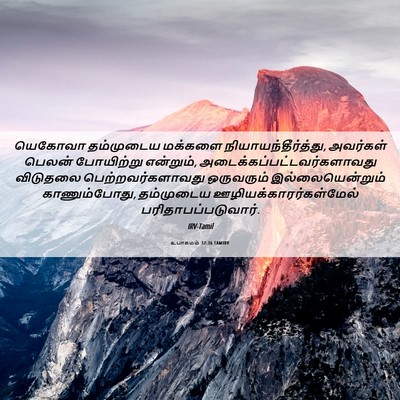 Picture 06 - உபாகமம் 32:36 TAMIRV - யெகோவா தம்முடைய - Bible Verse Picture