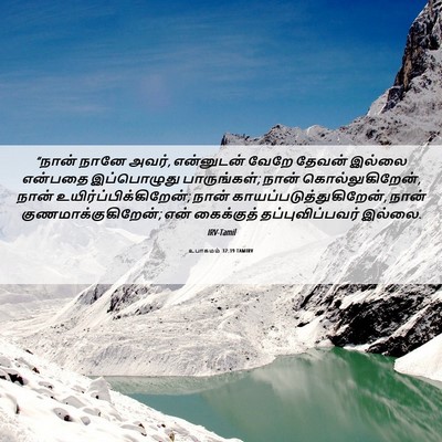 Picture 06 - உபாகமம் 32:39 TAMIRV - “நான் நானே அவர், - Bible Verse Picture