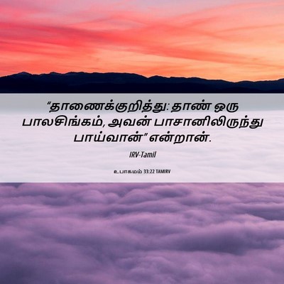 Picture 06 - உபாகமம் 33:22 TAMIRV - “தாணைக்குறித்து: - Bible Verse Picture