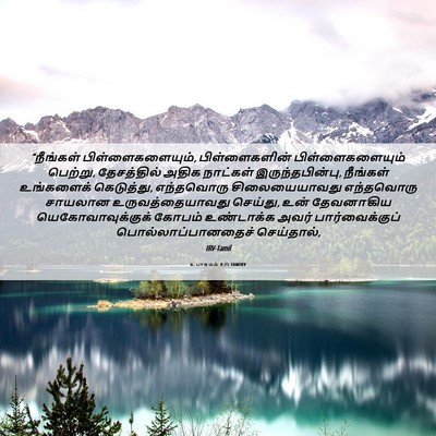Picture 06 - உபாகமம் 4:25 TAMIRV - “நீங்கள் - Bible Verse Picture