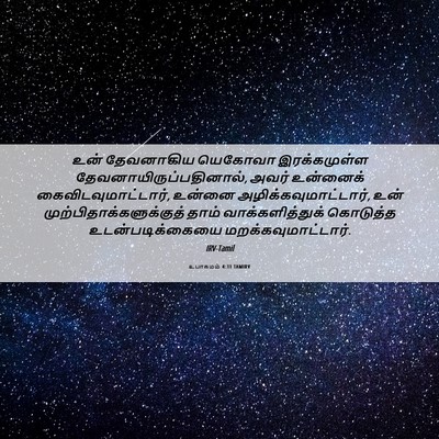 Picture 06 - உபாகமம் 4:31 TAMIRV - உன் தேவனாகிய - Bible Verse Picture