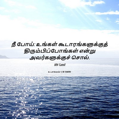 Picture 06 - உபாகமம் 5:30 TAMIRV - நீ போய்: உங்கள் - Bible Verse Picture