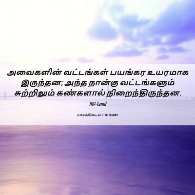 Picture 06 - எசேக்கியேல் 1:18 TAMIRV - அவைகளின் - Bible Verse Picture