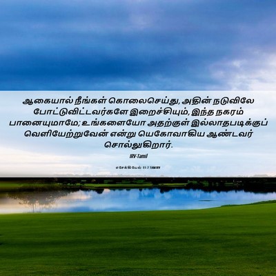 Picture 06 - எசேக்கியேல் 11:7 TAMIRV - ஆகையால் நீங்கள் - Bible Verse Picture
