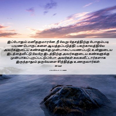 Picture 06 - எசேக்கியேல் 12:3 TAMIRV - இப்போதும் - Bible Verse Picture