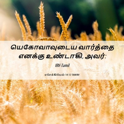 Picture 06 - எசேக்கியேல் 14:12 TAMIRV - யெகோவாவுடைய - Bible Verse Picture