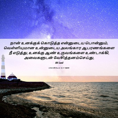 Picture 06 - எசேக்கியேல் 16:17 TAMIRV - நான் உனக்குக் - Bible Verse Picture