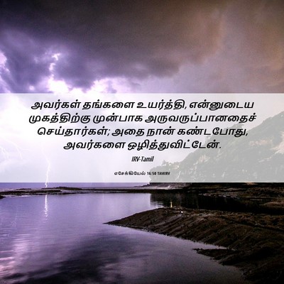 Picture 06 - எசேக்கியேல் 16:50 TAMIRV - அவர்கள் தங்களை - Bible Verse Picture