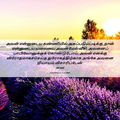 Picture 06 - எசேக்கியேல் 17:20 TAMIRV - அவன் என்னுடைய - Bible Verse Picture