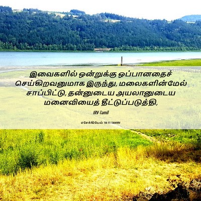 Picture 06 - எசேக்கியேல் 18:11 TAMIRV - இவைகளில் - Bible Verse Picture