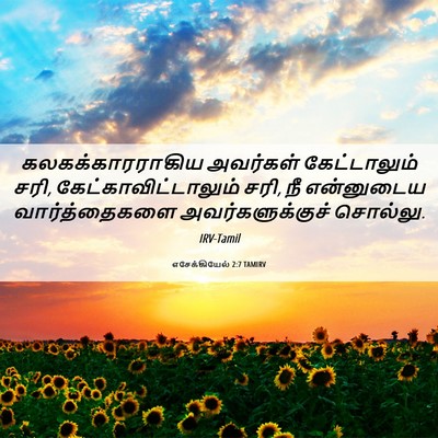 Picture 06 - எசேக்கியேல் 2:7 TAMIRV - கலகக்காரராகிய - Bible Verse Picture