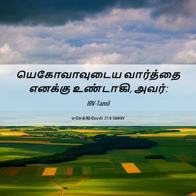 Picture 06 - எசேக்கியேல் 21:8 TAMIRV - யெகோவாவுடைய - Bible Verse Picture