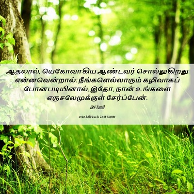 Picture 06 - எசேக்கியேல் 22:19 TAMIRV - ஆதலால், யெகோவாகிய - Bible Verse Picture