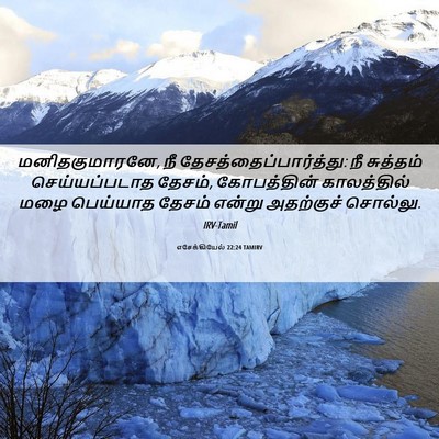 Picture 06 - எசேக்கியேல் 22:24 TAMIRV - மனிதகுமாரனே, நீ - Bible Verse Picture