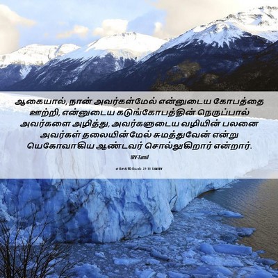 Picture 06 - எசேக்கியேல் 22:31 TAMIRV - ஆகையால், நான் - Bible Verse Picture