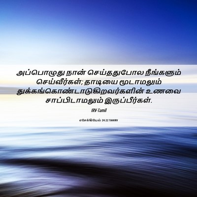Picture 06 - எசேக்கியேல் 24:22 TAMIRV - அப்பொழுது நான் - Bible Verse Picture