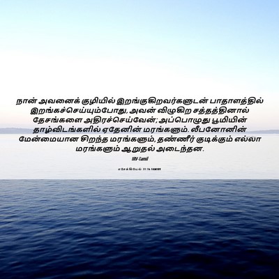 Picture 06 - எசேக்கியேல் 31:16 TAMIRV - நான் அவனைக் - Bible Verse Picture