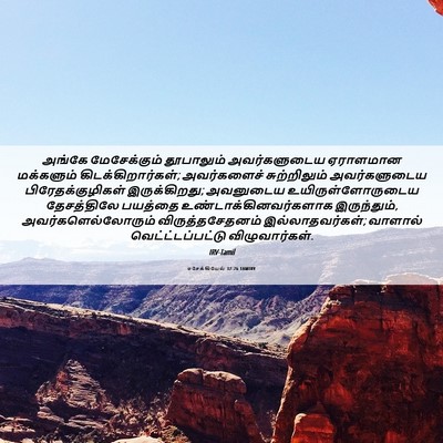 Picture 06 - எசேக்கியேல் 32:26 TAMIRV - அங்கே மேசேக்கும் - Bible Verse Picture