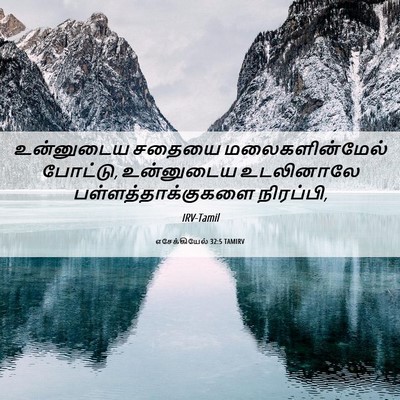 Picture 06 - எசேக்கியேல் 32:5 TAMIRV - உன்னுடைய சதையை - Bible Verse Picture