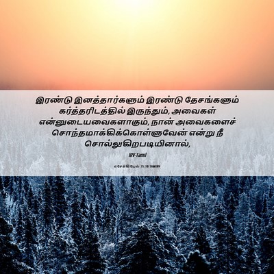Picture 06 - எசேக்கியேல் 35:10 TAMIRV - இரண்டு - Bible Verse Picture