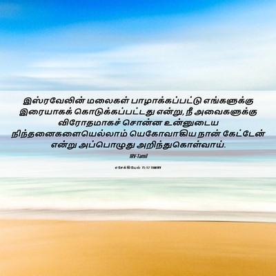 Picture 06 - எசேக்கியேல் 35:12 TAMIRV - இஸ்ரவேலின் மலைகள் - Bible Verse Picture