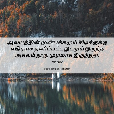 Picture 06 - எசேக்கியேல் 41:14 TAMIRV - ஆலயத்தின் - Bible Verse Picture