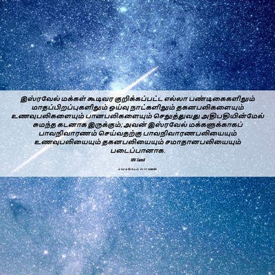 Picture 06 - எசேக்கியேல் 45:17 TAMIRV - இஸ்ரவேல் மக்கள் - Bible Verse Picture