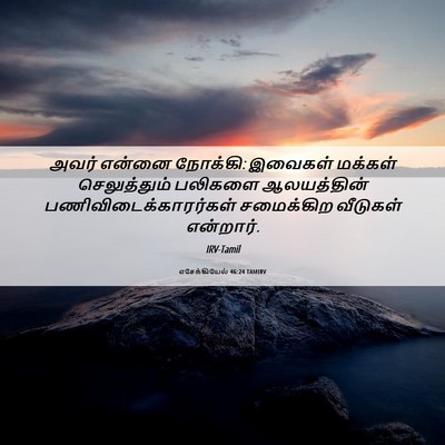 Picture 06 - எசேக்கியேல் 46:24 TAMIRV - அவர் என்னை நோக்கி: - Bible Verse Picture