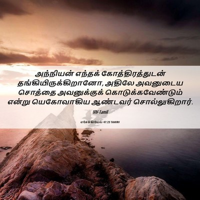 Picture 06 - எசேக்கியேல் 47:23 TAMIRV - அந்நியன் எந்தக் - Bible Verse Picture