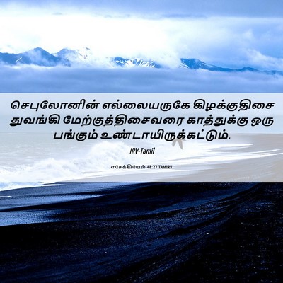 Picture 06 - எசேக்கியேல் 48:27 TAMIRV - செபுலோனின் - Bible Verse Picture