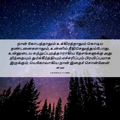 Picture 06 - எசேக்கியேல் 5:15 TAMIRV - நான் கோபத்தாலும் - Bible Verse Picture