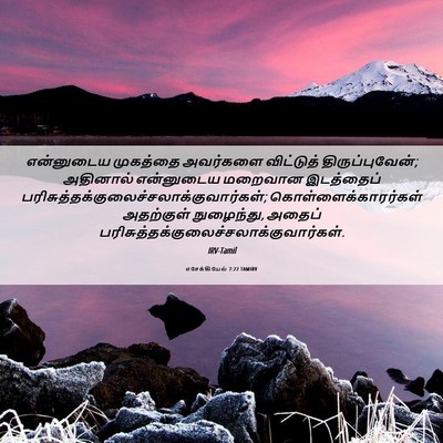 Picture 06 - எசேக்கியேல் 7:22 TAMIRV - என்னுடைய முகத்தை - Bible Verse Picture