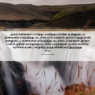 Picture 06 - எசேக்கியேல் 8:5 TAMIRV - அவர் என்னைப் - Bible Verse Picture