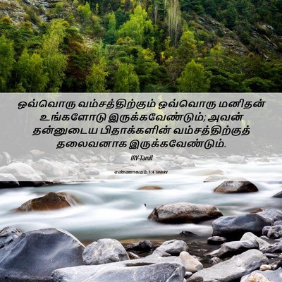 Picture 06 - எண்ணாகமம் 1:4 TAMIRV - ஒவ்வொரு - Bible Verse Picture